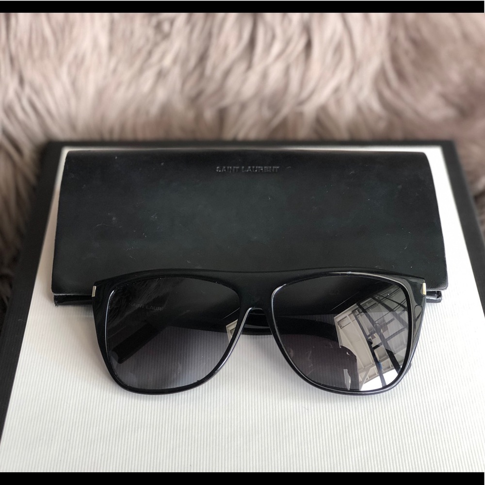 YSL Saint Laurent Black Sunglasses